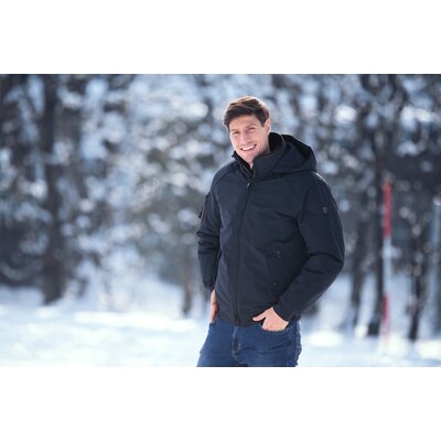 Midnight Blue Warme Winterjacke Herren Wellensteyn
