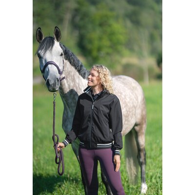 black forest Grip-Vollbesatz-Reitleggings mit Mesh