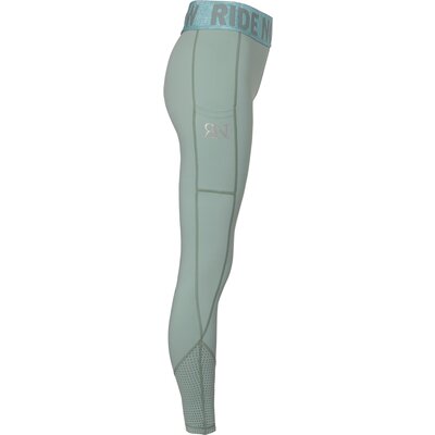 RIDE now Grip-Vollbesatz-Reitleggings mit Mesh