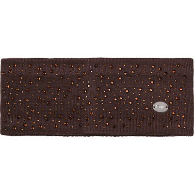 Cheval de Luxe Stirnband mit Glitzersteinen chocolate | Einheitsgröße