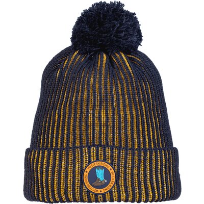 L-pro West Strickmütze mit Patch navy | Einheitsgröße