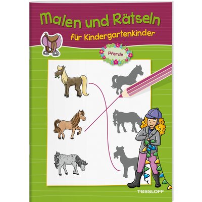 TESSLOFF Malen und Rätseln für Kindergartenkinder 