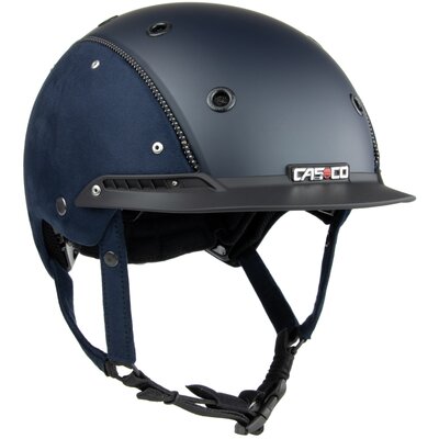 CASCO Reithelm Champ-3 Nubuk nachtblau | S (52-56)