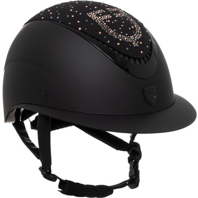EQUESTRO Reithelm Proxima Wide Visor für Kinder und Erwachsene black | S(52-54)