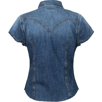 Wrangler Jeansbluse Shrunken Shirt – Ansicht 2