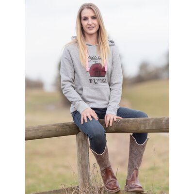 OKLAHOMA Jeans Hoodie neutral grey | 2XL