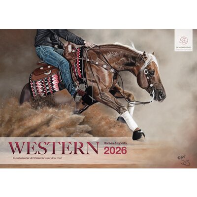 Kunstkalender Western 2026 – Ansicht 1
