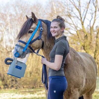 KERBL Hippomed Akku Ultraschall Inhalatorset für Pferde AirOne Flex – Ansicht 4