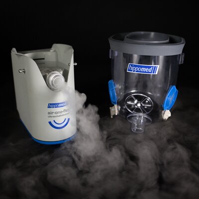 KERBL Hippomed Akku Ultraschall Inhalatorset für Pferde AirOne Flex – Ansicht 8