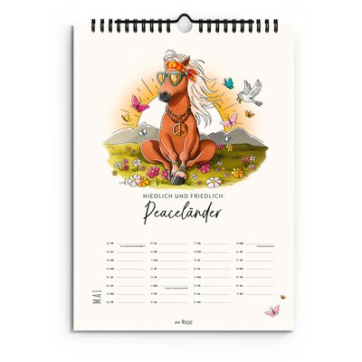mrs. RIDE Kalender Pferderassen 2026 – Ansicht 3