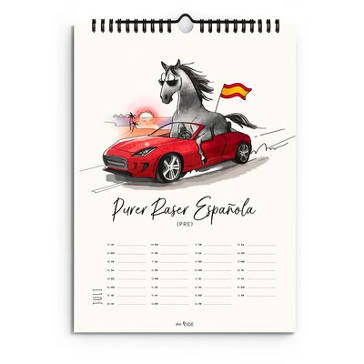 mrs. RIDE Kalender Pferderassen 2026 – Ansicht 4