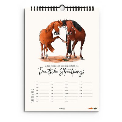 mrs. RIDE Kalender Pferderassen 2026 – Ansicht 5