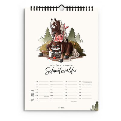 mrs. RIDE Kalender Pferderassen 2026 – Ansicht 6