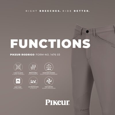 PIKEUR Sports Collection Kniebesatz-Reithose New Rodrigo KN, für Herren – Ansicht 9