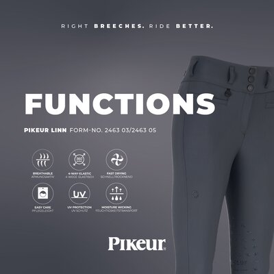 PIKEUR Linn SD Highwaist Reithose