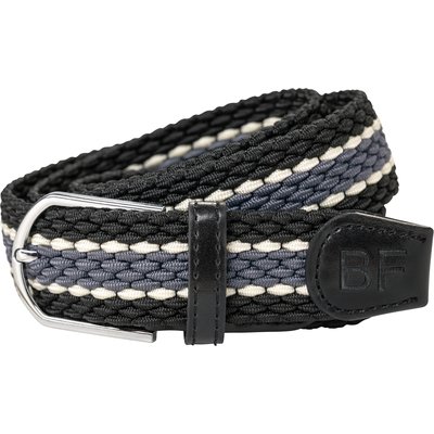 black forest Stretchgürtel geflochten navy/anthracite | 70 cm