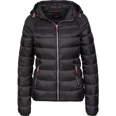 black forest Steppjacke mit Kapuze anthracite | XS