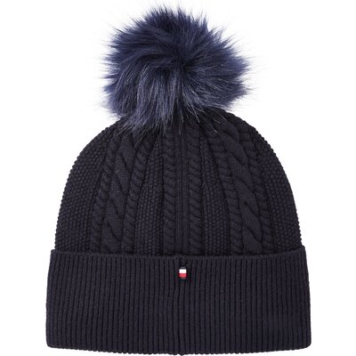 TOMMY HILFIGER EQUESTRIAN Beanie Perry Pompon – Ansicht 2