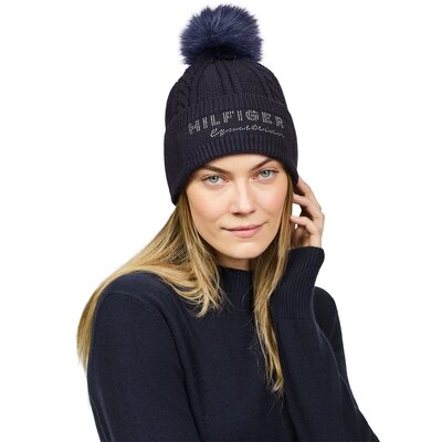TOMMY HILFIGER EQUESTRIAN Beanie Perry Pompon – Ansicht 3