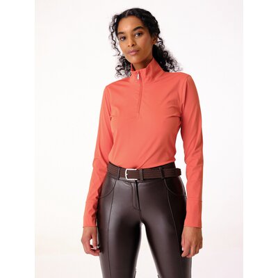 PS of SWEDEN Funktionsshirt Toska burnt orange | S