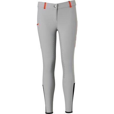 black forest kids Grip Vollbesatz-Reithose steel grey | 158