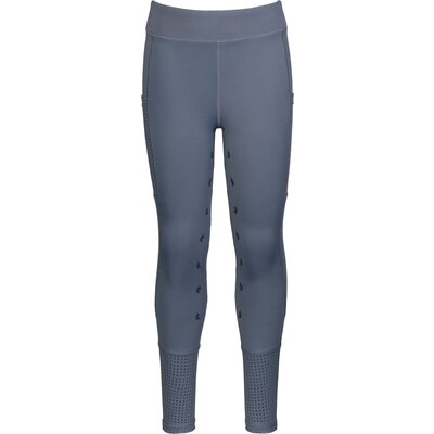 black forest kids Grip-Vollbesatz-Reitleggings Mesh smokedblue | 140