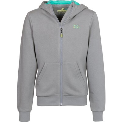 black forest kids Sweatjacke asphalt meliert | 134/140