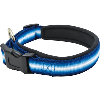 Loesdau Hundehalsband Stripe blue | 60-65 cm