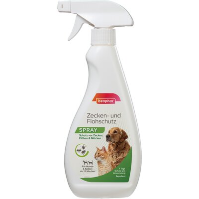 beaphar Zecken- und Flohschutz Spray 500 ml