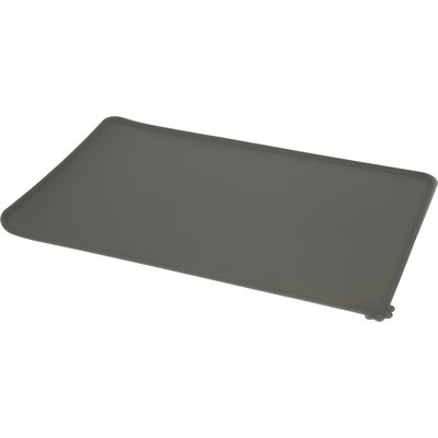 KERBL Napfunterlage grau | ca. 47cm x 29cm