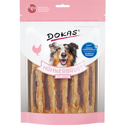 DOKAS Doppelter Fleischgenuss 220 g | Huhn/Leber