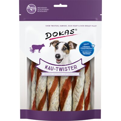DOKAS Kau Twister 200 g | Rind/Ente