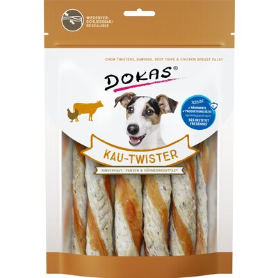 DOKAS Kau Twister 200 g | Rind/Huhn