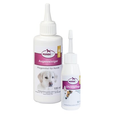 HUNDEfit by Loesdau Set Pflege I für Hunde, Ohrenpflege + Augenreiniger – Ansicht 1