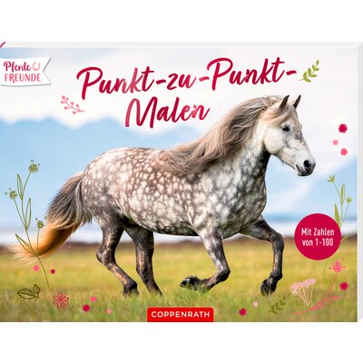 DIE SPIEGELBURG Punkt-zu-Punkt-Malen Pferdefreunde