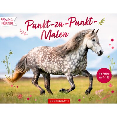 DIE SPIEGELBURG Punkt-zu-Punkt-Malen Pferdefreunde 