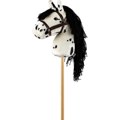 ASTRUP Steckenpferd Hobby Horse white spotted