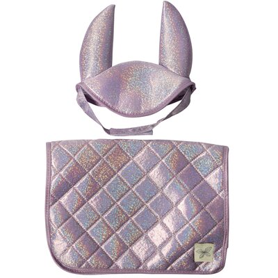 ASTRUP Schabracke und Fliegenohren Hobby Horse purple