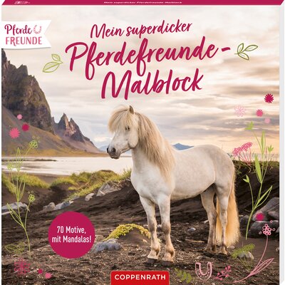 DIE SPIEGELBURG Mein superdicker Malblock Pferdefreunde 