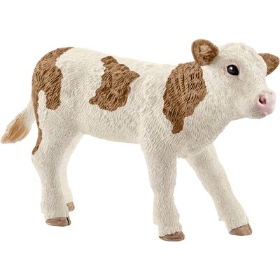 Schleich Farm World Fleckvieh Kalb 