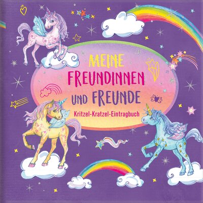DIE SPIEGELBURG Freundebuch Einhorn-Paradies 