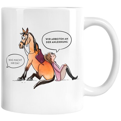 mrs. RIDE Keramiktasse white | Anlehnung