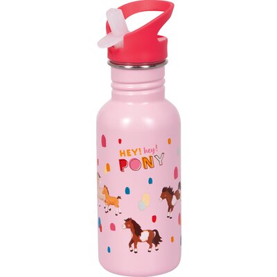 DIE SPIEGELBURG Edelstahlflasche Mein kleiner Ponyhof – Ansicht 1