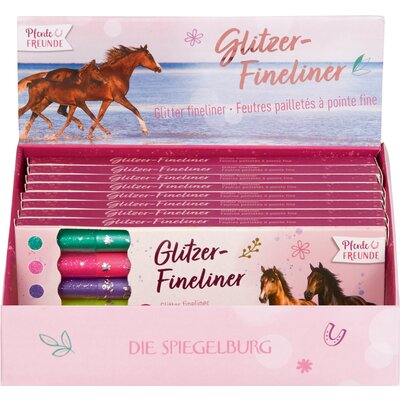 DIE SPIEGELBURG Glitzer-Fineliner Pferdefreunde – Ansicht 3