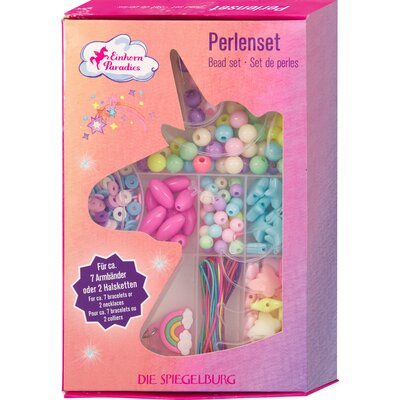 DIE SPIEGELBURG Perlenset Einhorn Paradies