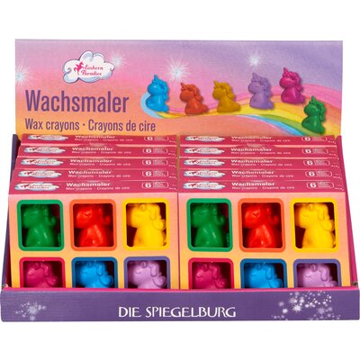 DIE SPIEGELBURG Wachsmaler Einhorn Paradies