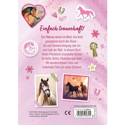 DIE SPIEGELBURG Funkelnde Sticker Pferde FREUNDE