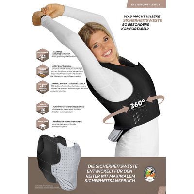KOMPERDELL Sicherheitsweste Frontzipp Slim Fit