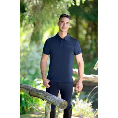 black forest Funktions-Poloshirt mit Mesh