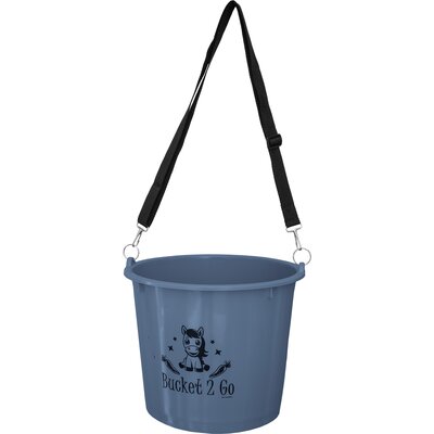 Loesdau Futtereimer Bucket 2 Go taubenblau | 12 Liter